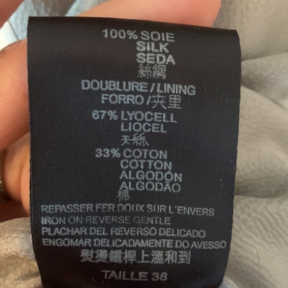 Cop Copine silk sleeveless dress in beautiful champagne colour US size 8. - Picture 5 of 6